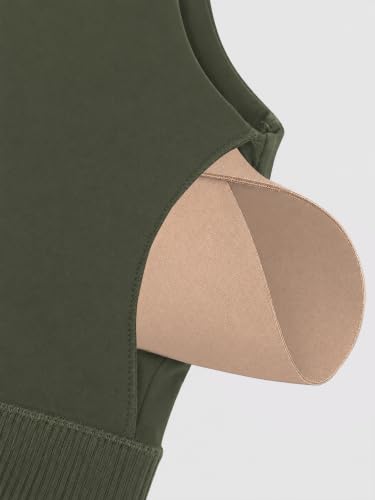 Image of Sunzel Square Neck Longline Sports Bra, Built-in Bra Crop Tank Top