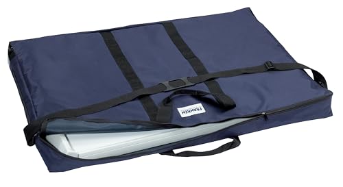Sacoche de transport Franken grand format 110 x 73 x 12 cm bleu marine pour matériel