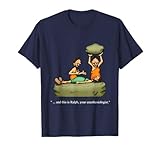 Funny Caveman Anesthesiologist Medical Cartoon T-Shirt