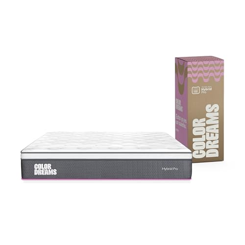 Consejos para Comprar Spring air king size los 5 mejores. 45 COLORDREAMS Colchón King Pro Hybrid 28 cm | Híbrido Pocket Coil + Memory Foam con Eurotop | Firmeza Media | Hipoalergénico y antiácaros | 200x190 cm | Colchones en Caja | 5...