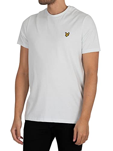 Lyle and Scott Mens Plain T-Shirt - Ice Blue - Large