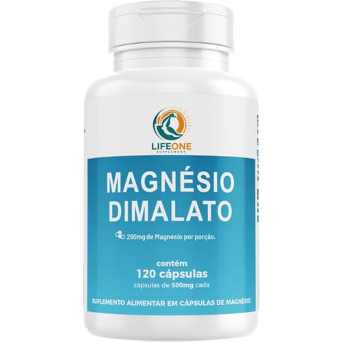 Magnesio Dimalato 120 Cápsulas Life One