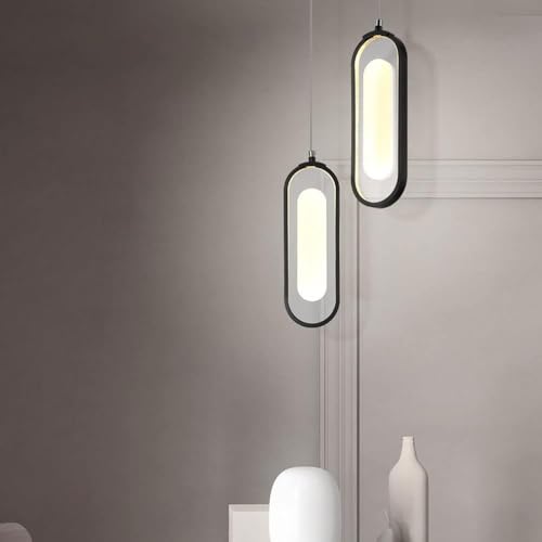 Suspension LED géométrique moderne 12W à intensité variable pour salon - 3
