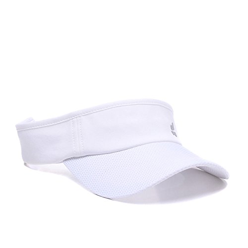 Sun Visors,Premium Sports Tennis Golf Running Hat, Mesh Adjustable Cap (White) #TOP2