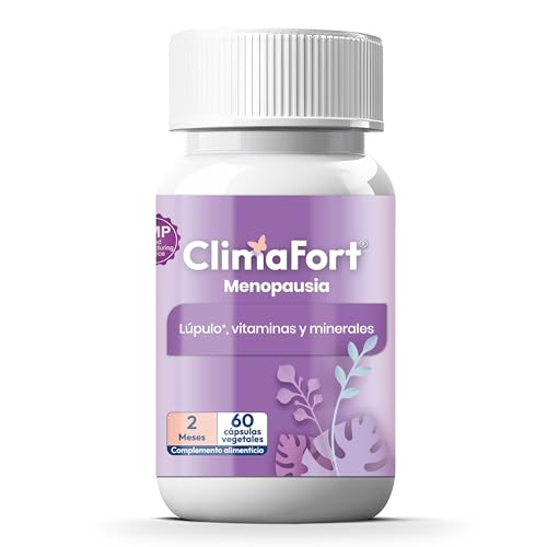 [60 cáps] ClimaFort Menopausia | Para 2 meses | Alivia Sofocos, Sudoración y otros Síntomas de la...