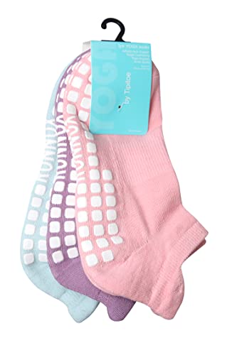 Ronnox Women's 12 Pairs Cushioned Grip Socks For Women Size 9-11, For Yoga Pilates & Barre Home & Hospital, Small/Medium Ry04-Ab-Sm #TOP5