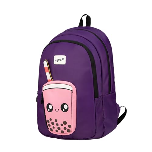 Image of F Gear Cocoa 23L Backpack|Soft Touch|Colourful & attractive theme brings a fun space-inspired look|with two Spacious Compartments,1 Front Pocket & Water Bottle Holder