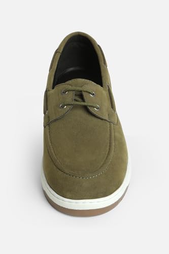 Image of SNITCH Men Casual Shoes | Solid Pattern Boat Shoes | Premium Vegan Leather & TPR Outsole | Lightweight Everyday Casual Boat Shoes for Men