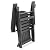 Amazon Aware FSC Certified Outdoor Folding Adirondack Chair, Acacia Wood, Dark Grey