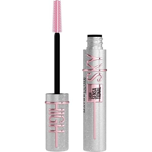 Maybelline Lash Sensational Sky High Glitter Mascara, Diamond Effect Eye Makeup for Lashes...