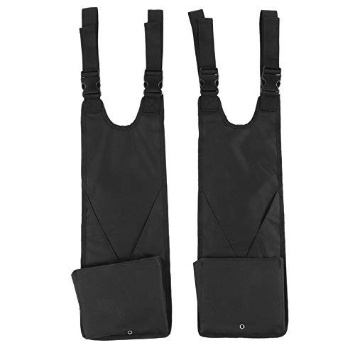 Lybunair Universal Foldable Hanging Footrest Garden Cultivator Harvester Accessories for ATV UTV, 1 Pair