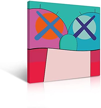 Kaws アートパネル 抽象 飾り絵 カウズ ポスター Kaws 壁掛け Web限定 アートフレーム 60cmx60cm インテリア モダン アートボード C 絵画 印刷された インテリア部屋飾り
