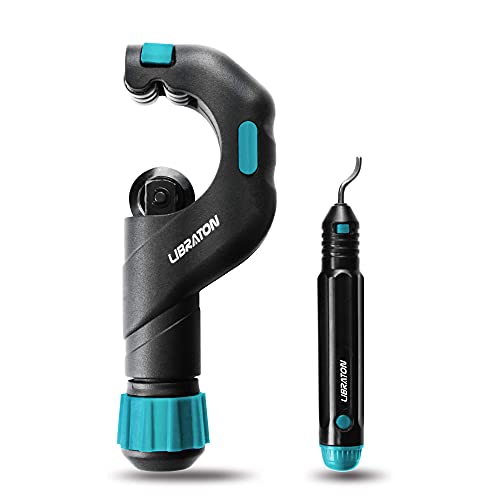 Libraton Pipe Cutter, Tubing Cutter 3/16" To 2" Outer Diameter, Copper Pipe Cutter, Tube Cutter With Deburring Tool, Copper Cutter, Pipe Cutter Tool For Copper, And Thin Stainless Steel Tube With 2Pcs #TOP1