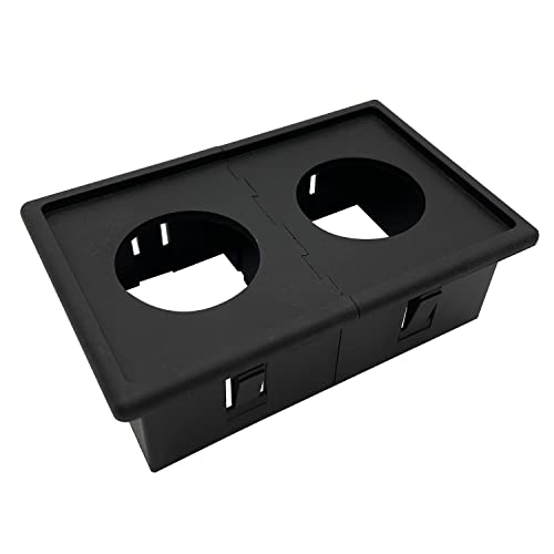 Image of 2 Hole Socket Panel USB Volt Meter Housing Holder for Car Boat Truck Charger Mounting