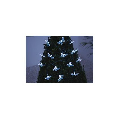 Solar Powered Butterfly String Lights 20 LED Light String Butterfly