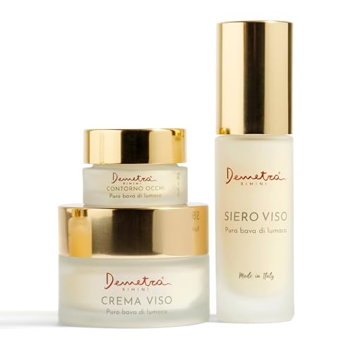 Demetra Kit Skincare 3in1 - Crema viso 85%, Siero viso