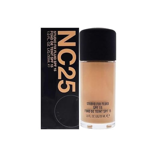 MACC Studio Fix Professional Waterproof oil-free Longlasting Liquid 24-hour colour-true foundation Matte Finish For Women,Shine-Free Liquid Foundation (NC - 25)-image-5