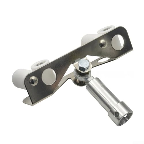 Besttoolifes Rullo angolare di precisione, doppio rullo in nylon per giunti lisci per cartongesso, design ad angolo regolabile, struttura leggera in lega di alluminio