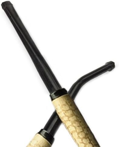 2 Black Bent Slim Bit Replacement Stem Missouri Meerschaum Corn Cob Pipe