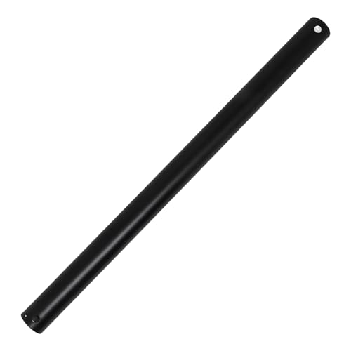 Image of 16 Inch Ceiling Fan Extension Rod, 1 Inch Outside Diameter Not Threaded Ceiling Fan Downrod for a Wide Range of Fans (Black)