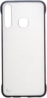 جراب خلفي بلاستيك لموبايل انفينيكس S5 x652، شفاف وأسود Mob-St-M213-1