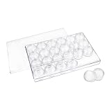 MULTI-PURPOSE STORAGE CASE: Organize beads, glitter, pills, spices, screws, buttons, or small office supplies using 24 clear jars housed in a single box. Great for crafters, DIYers, bakers, and everyday organization. COMPACT & TRAVEL-FRIENDLY: The 9....