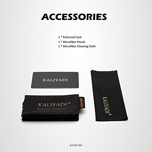KALIYADI Unisex Polarized Retro Classic Trendy Stylish Sunglasses for Men Women Driving Sun glasses UV Blocking - Thumbnail 4
