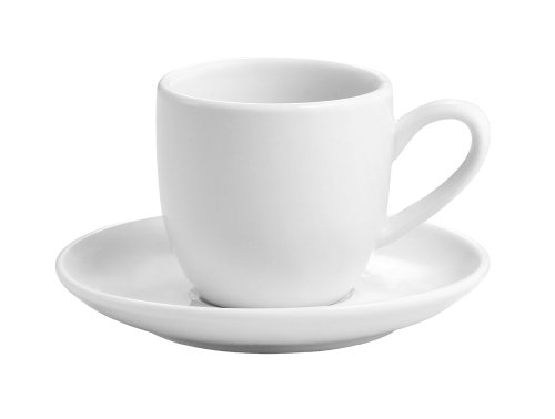 Cac China Rcn-36 Clinton Rolled Edge 4-1/2-Inch Super White Porcelain Saucer, Box Of 36 #TOP1
