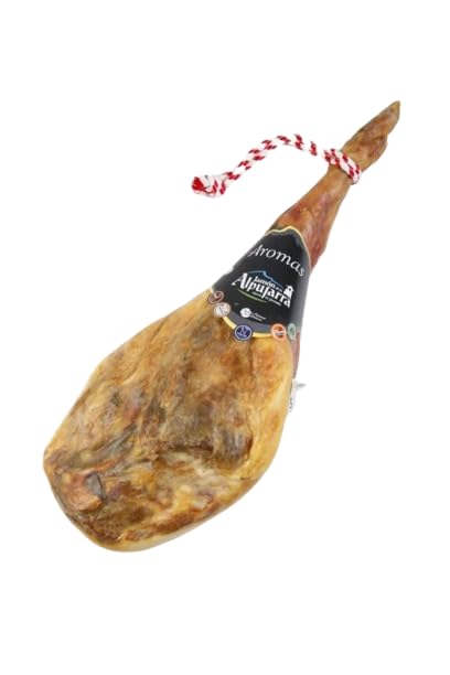 Jamones Sierra Juviles - Jamón Reserva, Curación Superior a 16 Meses, Origen España, Curación al Natural en la falda sur de Sierra Nevada,Sin Gluten, Sin Aditivos Ni Conservantes. (7 a 7,5)