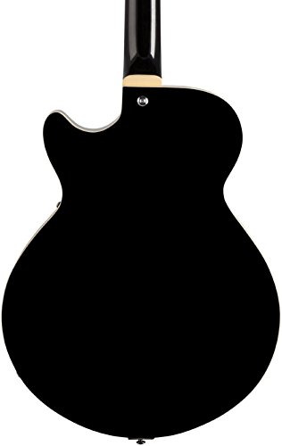 D'Angelico Premier SS Semi-Hollow Electric Guitar w/ Stairstep Tailpiece - Black