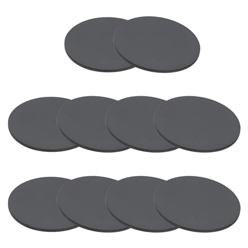 Rondelles en caoutchouc solides 85 mm amortisseur de vibration noir pour travaux manuels