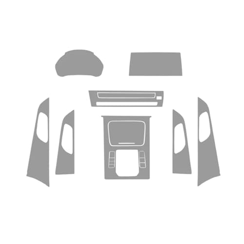 Film transparent TPU Kia K3 protection d'intérieur console et écran