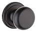 Kwikset 720H Signature Series Hancock Passage Knobset for Hallways and Closets, Iron Black