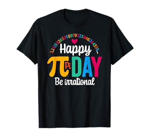 Pi Shirt Math Teacher Student Funny 3.14 Pie Happy Pi Day T-Shirt