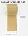 ROLLINGDOG Pre-Taped Masking Paper - Drop Dust Sheets Rolls 18cm x 25m (3 Pack) with Additional Easy Tear Dispenser