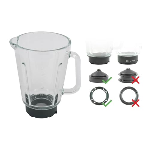 E ELECTROTODO REPUESTOS Y PEQUEÑO ELECTRODOMESTICO Jarra/Bol Compatible con batidora Moulinex Perfectmix + LM811 (VERSIÓN 871) no Incluye Rosca ni chuchillas MS-653089 - imagen 2