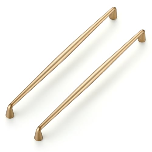 Image of Ravinte 30 Pack 10 Inch Champagne Bronze Kitchen Cabinet Handles Solid Zinc Alloy Cabinet Pulls Cupboard Hardware Drawer Handles
