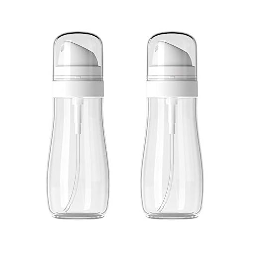 Small Spray Bottle with Fine Mist, 2 Pack 3.4oz/100ml Travel Spray Bottles for Hair and Face, Refillable Spray Bottles for Cleaning Solutions, Perfume, Liquid Cosmetics, Essential Oils and Plants TSA Approved Spray Bottles Travel Essentials