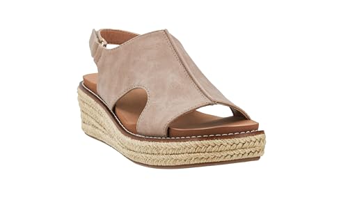 Corkys Footwear Women's Ready Or Not Wedge Sandals with 2-Inch Heel - Comfort-Enhancing EVA Insoles, Hook and Loop Closure, and Stylish Jute Wrapped Bottom Design3