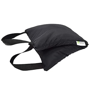 Bean Products Split Black – 10 LB Butterfly Yoga Sandbag Filled Two Handle Design – Made in USA