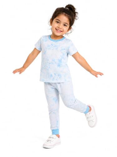 Image of TuddyBuddy Boys & Girls Half Sleeves T-shirt & Lounge Pant Nightwear Set - 100% Cotton Jersey