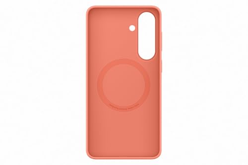 Image of Samsung Galaxy S26+ Silicone Magnet Phone Case, Soft-Touch, Durable Grip, Great Feel, Coral Red