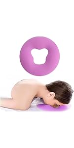 OULIGET Silicone Face Massage Pillow,SPA Beauty Face Relax Headrest,Salon Skin Care Soft Overlay ...