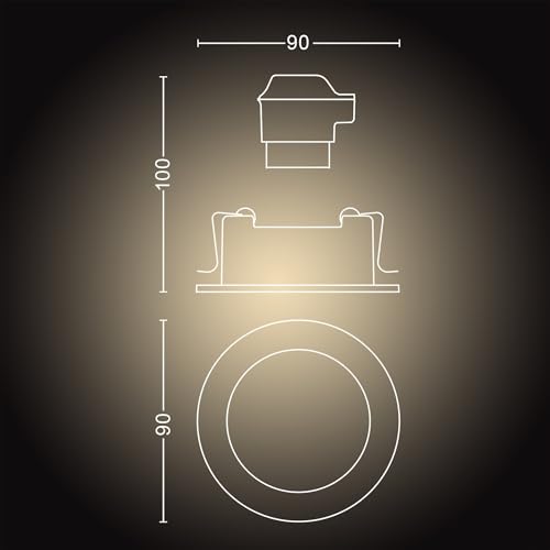 Philips Hue ambiance Pack de 3 spots à encastrer Milliskin Neuf - vue 9