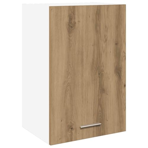 vidaXL artisan oak hanging kitchen cabinet - engineered wood 40x31x60 cm - wall-mounted storage