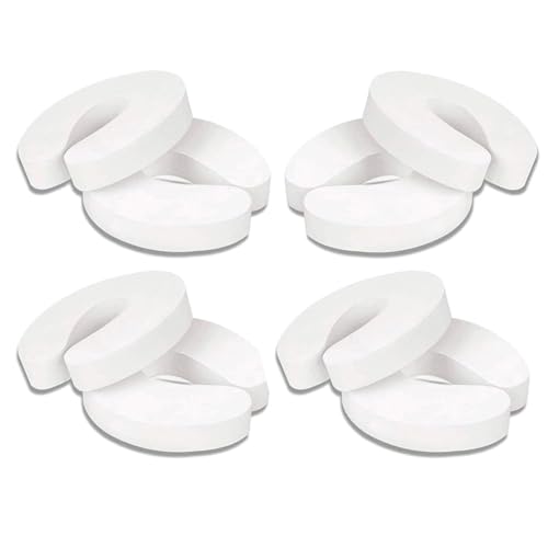 Image of Chipmunks Baby Proofing Finger Pinch Door Guard for Kids Safety, Made in India, Door Stopper Guard for Accidental Door Lock & Slamming for Child, Babies & Pet Safety (White, Pack of 8)