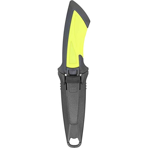 Tusa Fk-11 Mini Dive Knife, Blunt Tip, Flash Yellow #TOP2