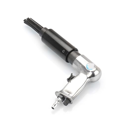 KAKAK Marteau pneumatique, Détartreur pneumatique Multi-Aiguilles à Air, poignée for enlever la Rouille, ébavurage, Outils électriques Professionnels pour la métallurgie, la Rouille, ect