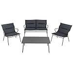 Lafuma Vence Becomfort Lounge Set Dunkelgrau