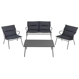 Lafuma Vence Becomfort Lounge Set Dunkelgrau